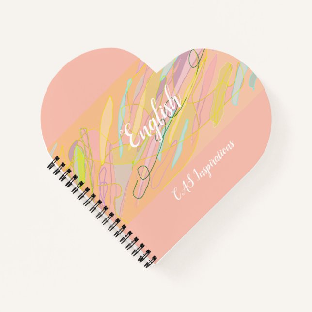 Custom Spiral Notebook Back to School (Front)