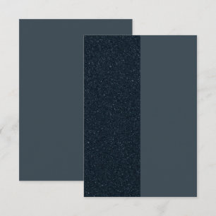 Custom Split Charcoal RSVP – Modern Contrast Card
