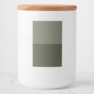 Custom Split Moss Green Label Jar – Bulk Friendly