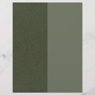 Custom Split Moss Green Letterhead – Noise Texture
