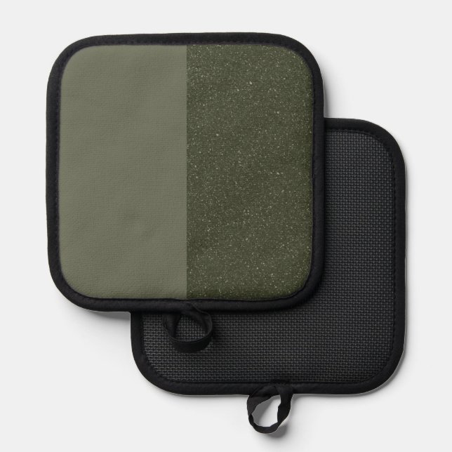 Custom Split Moss Pot Holder (Matte Left) (Front/Back)