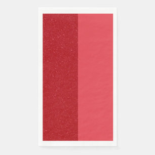 Custom Split Tomato Red Paper Napkins
