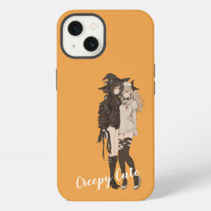 Custom Spooky Beautiful Goth Anime Girl Halloween iPhone 13 Case