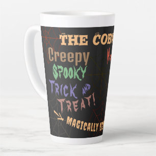 Custom Spooky Halloween Magically Eerie Potions Latte Mug