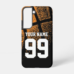 Custom sports basketball jersey number samsung galaxy case