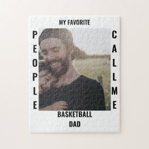 Custom Sports dad Sports mum photo template Jigsaw Puzzle