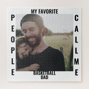 Custom Sports dad Sports mum photo template Jigsaw Puzzle