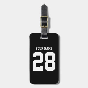 Custom Sports Name and Number i.d. tag