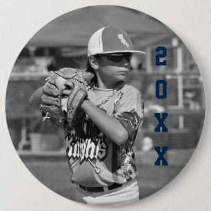 Custom Sports Photo 6 Cm Round Badge