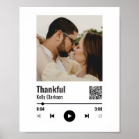 Custom Spotify Couple Photo Music anniversary