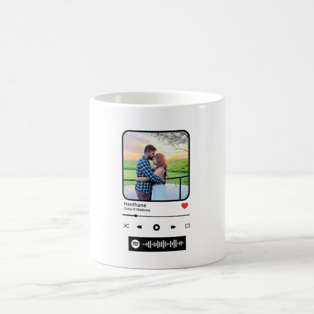 Custom Spotify Song Poster Photo Mug - For Love (Center)