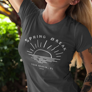 Custom Spring Break Summer Girlfriend Trip T-Shirt