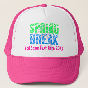 Custom Spring Break Trucker Hat