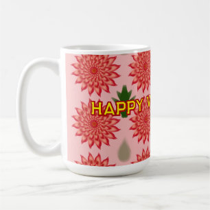 Custom Spring Flower Women's Day Pattern  Coffee Mug