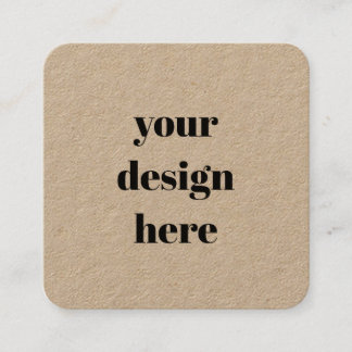 Custom Square Business Card