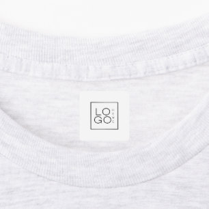 Custom Square Business Logo Plain White Clothing 