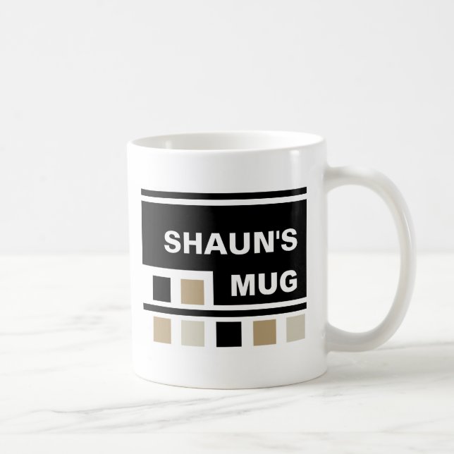 Custom Square design Mug (Right)