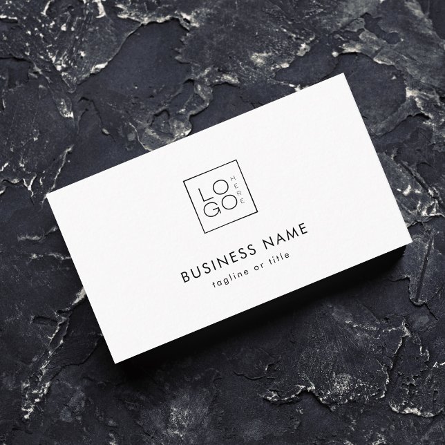 Custom Square Logo | Professional Company QR Code Business Card (Creator Uploaded)