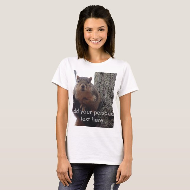 Custom squirrel shirt personalised (Front Full)