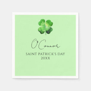 Custom St Patricks Day Party Napkin