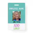 Custom STAFF ID - Photo pass- Name PASS