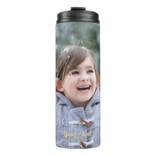 Custom Stainless Steel Double Wall Photo Travel Thermal Tumbler