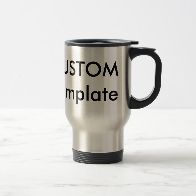 Custom Stainless Steel Insulated Traveller Mug Cup (Right)