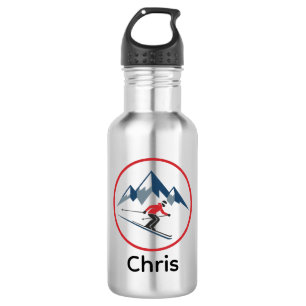 Custom Stainless Steel Water Bottle – Downhill Ski
