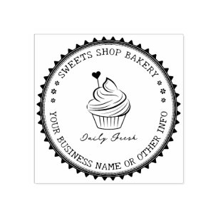 Custom Stamp Modern&Elegant Homemade Bakery Logo