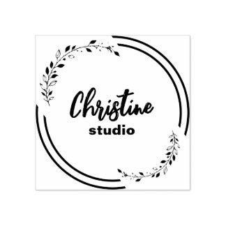 Custom stamp, personalised stamp, custom logo rubber stamp