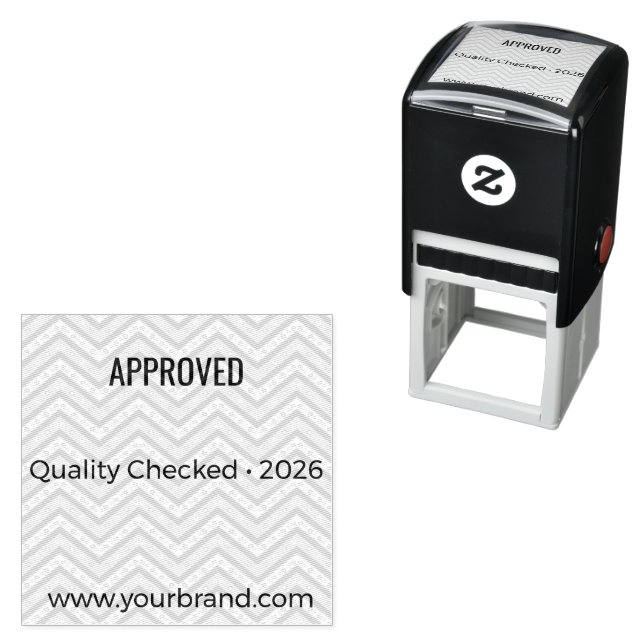 Custom Stamp Self Inking Approved Branding Tool (In Situ)