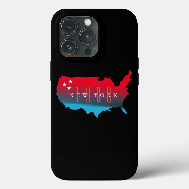 Custom State and Year USA Map Case-Mate iPhone Case (Back)