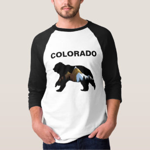 Custom State Name T-Shirt with Bear Silhouette