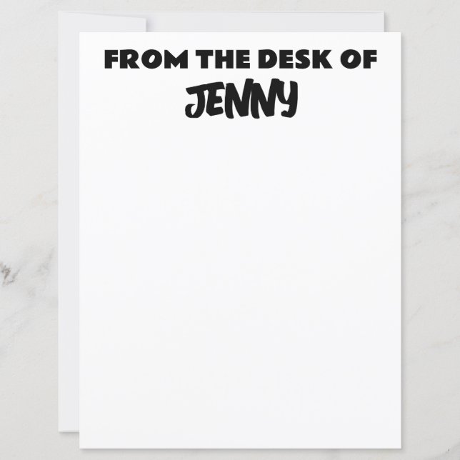  CUSTOM STATIONARY (Front)