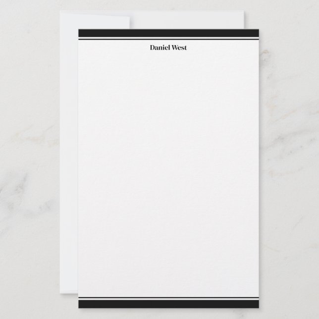 Custom Stationery Paper (Front)