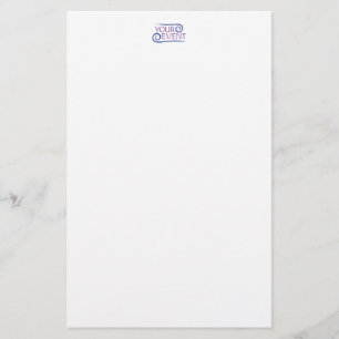 Custom Stationery Paper with Company Event Logo