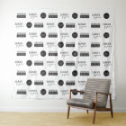 Custom step and repeat Company Sponsor logos