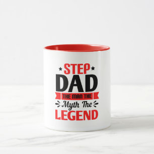 Custom Step Dad Combo Mug
