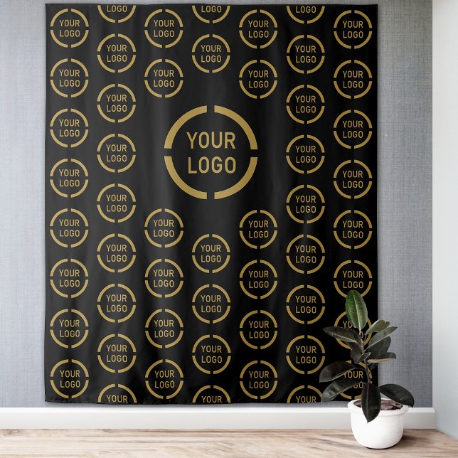 Custom Step & Repeat Logo Business Event Backdrop Tapestry (Custom Step & Repeat Logo Business Event Backdrop)