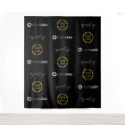 Custom Step & Repeat Three Logo Event Backdrop