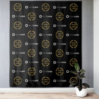Custom Step & Repeat Two Logo Event Backdrop