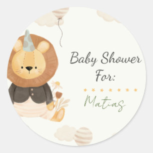Custom Sticker Baby Shower