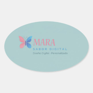 Custom sticker with modern design