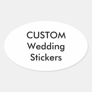 Custom Stickers OVAL GLOSSY (4 pk.)
