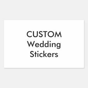 Custom Stickers RECTANGLE GLOSSY (4 pk.)
