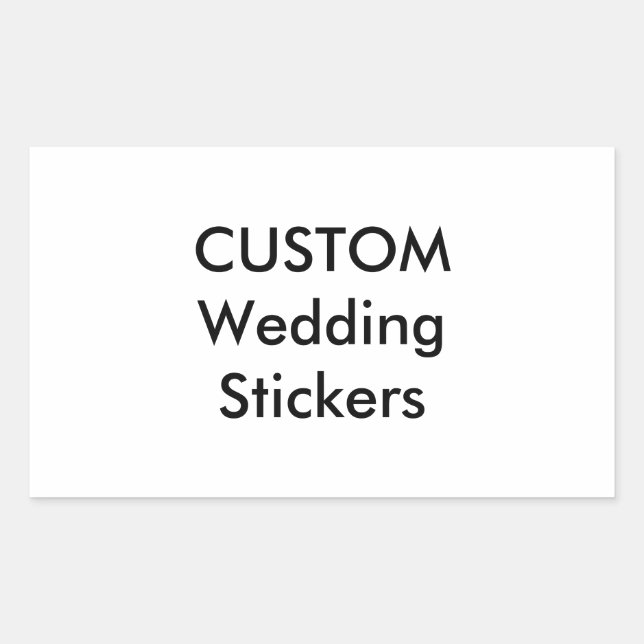 Custom Stickers RECTANGLE GLOSSY (4 pk.) (Front)