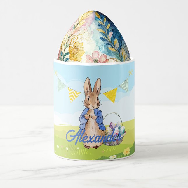 Custom Storybook Rabbit Easter egg basket Coffee Mug (Creator Uploaded)
