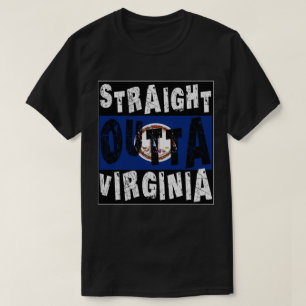 CUSTOM Straight Outta Virginia Meme Tee