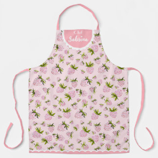 Custom Strawberry Apron - Berry Sweet Cooking Gift