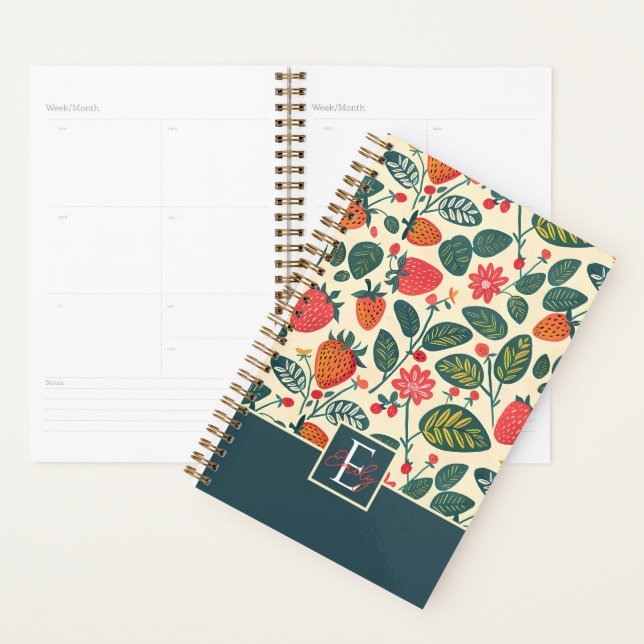 Custom Strawberry Design Planner (Display)